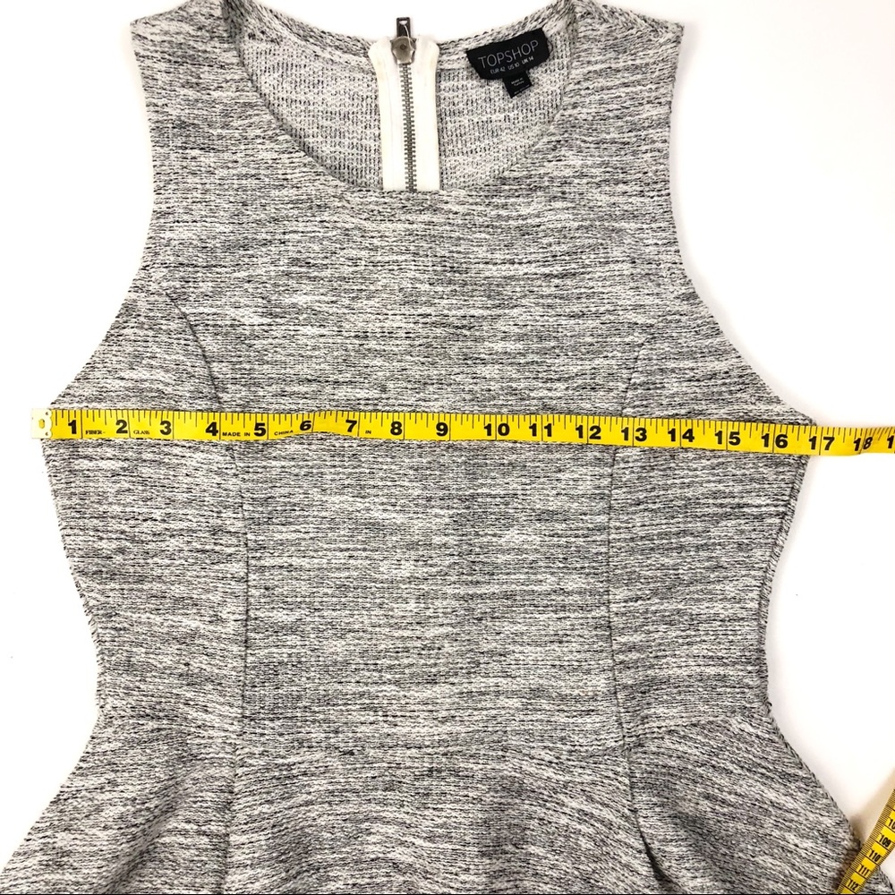 TOPSHOP Peplum Sleeveless Top - Picture 4 of 5